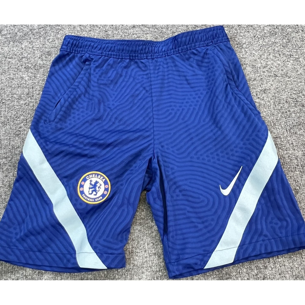 Nike Chelsea Soccer Shorts Youth XL Blue 2020/2021 Football Dri-Fit CD5061-495